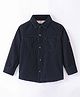 INFINITY Cotton Woven Full Sleeves Solid Denim  Shirt - Navy Blue