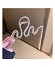 YU Fashions Snake Shaped Spiral Rhinestone High Fashion Korean Hairclaw HairClip - 20 g