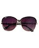 Yu Fashions High Quality Twisted Silver Cross Korean High Fashion UV Protection Sunglasses
