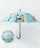 Babyhug Free size Umbrella With Panda Print - Sky Blue