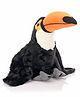 Wild Republic Cuddlekins Toco Toucan Soft Toy Black & White - Height 30 cm