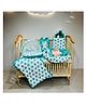 Fareto Complete Premium Bedding Set essentials Combo For Baby   - Aqua Green elephant