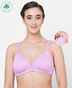 ECOMAMA Organic Cotton Spandex Antimicrobial Nursing Bra - Violet Tulle