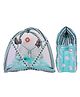 Babytoons New Born Baby Luxury Bedding Set Play Gym Bed with Mosquito Net & Sleeping Bag Combo (Green, 0-12 Months)