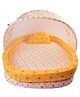 Babytoons Baby Bedding Set Cotton Bed With Mosquito Net And Bumper Guard (0-12 Months) Yellow
