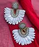 Priaansha Creations Angel Wings Sequin Seed Beaded Drop Earrings-40g