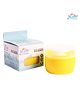 THE LITTLE LOOKERS Portable Baby Skin Care Baby Powder Puff with Box Holder Container for New Born and Kids for Baby Face and Body (Yellow)