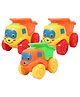 Toyshine Pack of 3 Dumper Toy Construction Cars Push and Go Play Set Friction Powered Vehicles for Kids Educational Toy Set