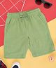 Pantaloons Junior Solid Cotton Shorts - Epsom Green