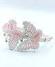 CHOKO Beads Embellished Butterfly Detailed Hair Band - Pink White & Grey