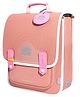 Little Surrpise Box Coral Peach Rectangle style Backpack for Kids  Large-15 Inches