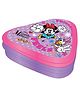 Disney by Gluman Triangle Lunch Box Minnie Print - Purple-Plastic Lunch Box