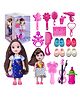 FunBlast Realistic Doll Set with Accessories for Girls - Random Color & Design