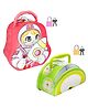 FunBlast Space and Fruit Theme Piggy Bank with Lock and Key - Pack of 2