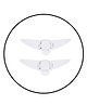Safe-O-Kid Butterfly Shaped Sliding Window Lock White - Pack of 2