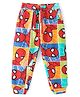 Babyhug Marvel Terry Knit Full Length Track Pant With Spider Man Print -Multicolour