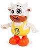 Toysire Cattle Funny Cute Dancing Electric Musical Duck Cartoon Animal Bear Cow Doll with Lights Educational Robot Toys Boy Kids Toddler Gift