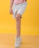 Anthrilo Cotton Solid Shorts - White