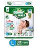 Bummy Pants  Super Dry Baby Diaper in Large size, 30 Count, 5D Core, Anti-Rash Layer, 12Hrs Protection, 9-14kg