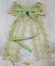 Little Miss Cuttie Lace Detailed Bow - Green