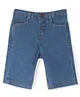 Babyhug Knee Length Denim Washed Jamaican with Stretch - Medium Blue Babyhug Knee Length Denim Washed Jamaican with Stretch - Medium Blue