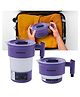 FUMATO Touchscreen Multipurpose Portable Foldable Kettle for Travel, Home & Office (600ml)- Purple