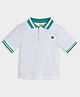 Mi Arcus 100% Cotton Peanuts Featuring Half Sleeves Snoopy Printed Polo Tee - White