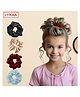 Lykaa Premium Silk Satin Scrunchies Elastic Hair Bands Ponytails, Twists Rubber Band (Multicolor)