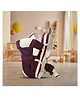 Magic Seat Baby Carrier Bag -4 in 1 with Adjustable Buckle Strap - (Brown-Cream)