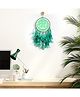 Duli Handmade Dreamcatcher Hanging with Printed Allah and Green color Feathers for Home Decoration