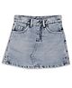 My Milestones Light Washed Solid Skorts - Blue
