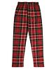 Earth Conscious 100% Cotton Checked Lounge Pant - Red