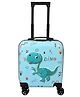 Zikku Kids Travel Trolley Bag, Hard Polycarbonate Case, Light Weight, 360 Degree Wheeling System, Suitcase for Kids  - Dino