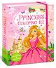 Hello Friend Books Colouring and Sticker Travel Art Kit: Princess - Beautiful Colouring Kit with Colouring Pad, Sticker Sheets, and Colour Pencils - English