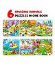 Hello Friend Books My Padded Puzzle Board Book: Amazing Animals- 9x6 Jigsaw Puzzle Pieces for Perception and Learning