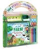 Activity World: At the Farm Activity and Colouring Kit with Colour Pencils, Stickers, Colouring and Activity pad, Sharpener and Eraser