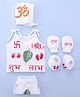 New Born Baby Boy Chhathi Puja Clothing Set Pack of 5 (Colour May Vary)