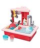 Toysire Kitchen Sink Toys Water Playset with Running Water Wash Up Kitchen Sets with Play Dishes Accessories for Toddlers