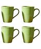 Femora Green Gold Series Ceramic Coffee Mug  Set Of 4 - 360 ml
