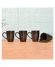Femora Brown Set Of 4 Ceramic Coffee Mug  (Color May Vary)- 360 ml
