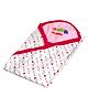 VParents cotton New Born Baby Hooded Wrapper Blanket, sigle layer  -Assorted design deo