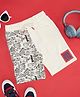 Pantaloons Junior Cotton History Theme Printed Shorts - Bright White