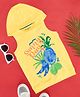 Pantaloons Junior Sleeveless Coconut Printed Hooded Tee - Limelight Yellow