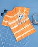 Pantaloons Junior Half Sleeves Tie Dye Tee - Tangerine