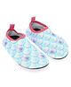 Cute Walk by Babyhug Slip On Water Shoes Scales Print - Blue