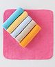Ben Benny Terry 100% Cotton Knit Wash Cloth Solid Colour Pack of 6 L 26.5 x B 26.5 cm - Multicolor