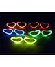 Funcart Glow Heart Shaped Glasses (Color May Vary)
