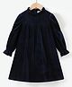 Kookie Kids Full Sleeves Frock - Blue