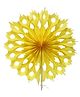 Funcart Snowflake Paper Fan Yellow - Diameter 40 cm