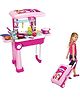 Sanjary 2 in 1 Little Chef Kids Kitchen Play Set Big with Light & Sound Toy for kids -Color & Design May Vary